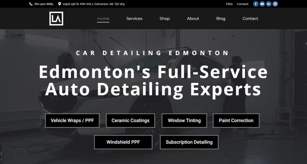 Liberty Autoworx Website