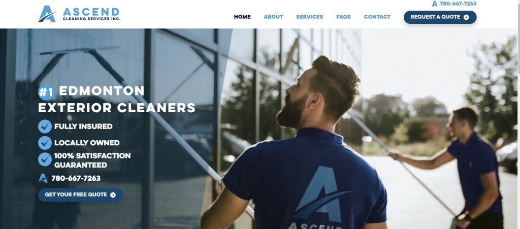 Ascend Cleaning Services Inc. Website