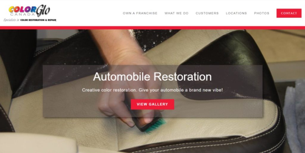 Color Glo Mobile Leather & Vinyl Repair Edmonton Website