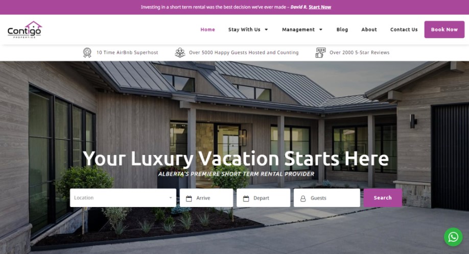 Contigo Properties Website