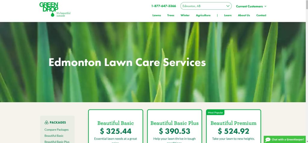 Green Drop Lawns Ltd Website
