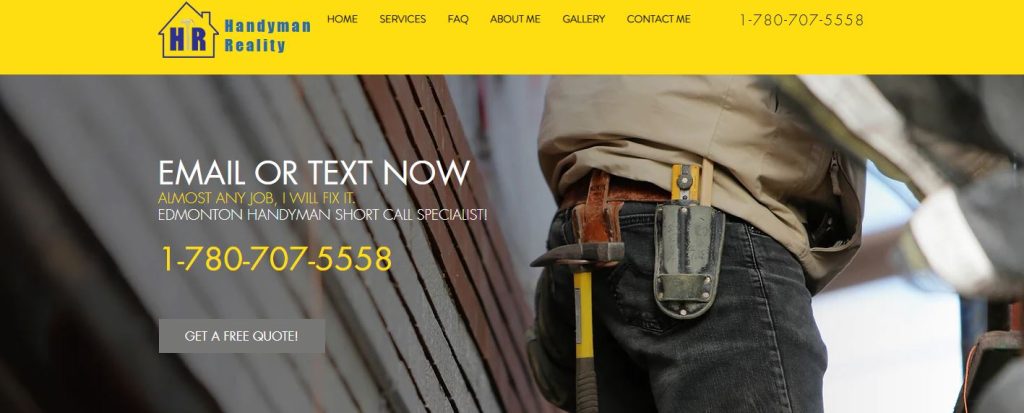Handyman Reality Website
