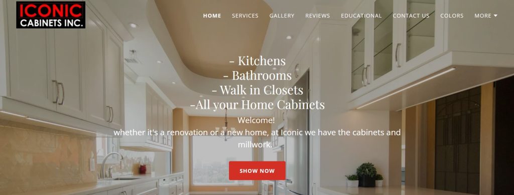 Iconic Cabinets Inc Website