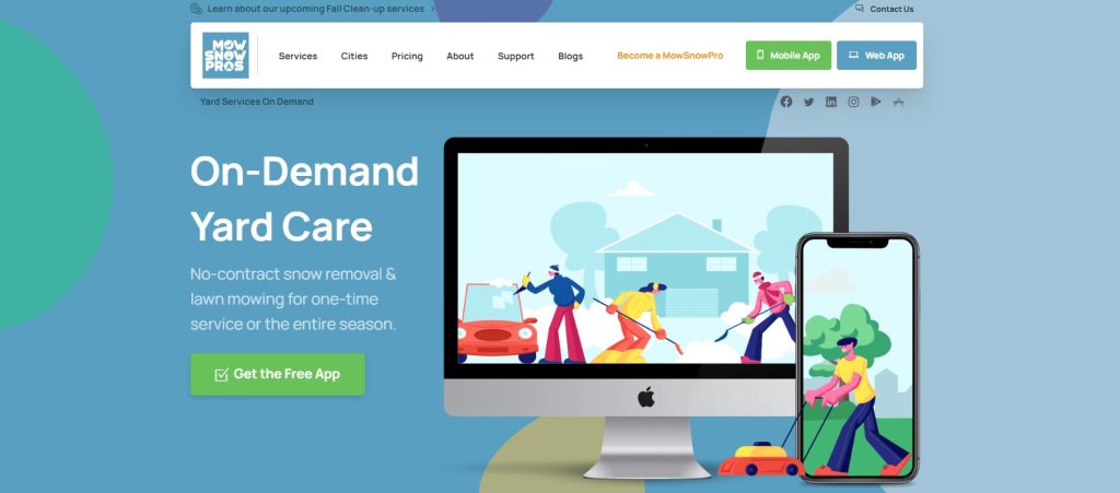 MowSnowPros Website
