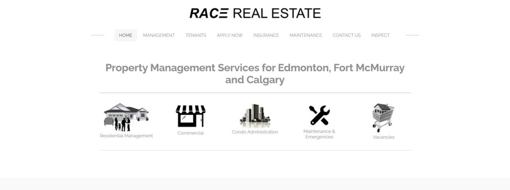 Race Real Estate Website