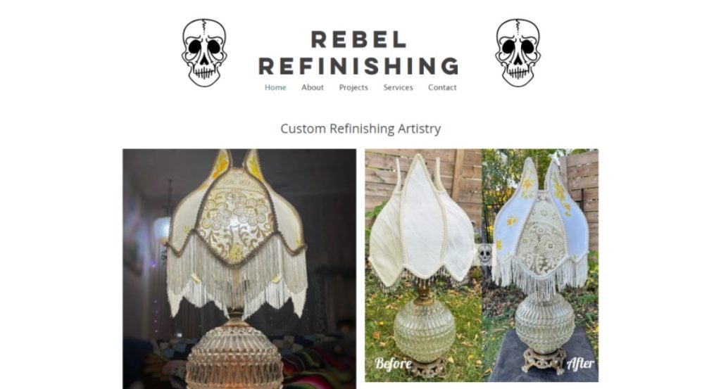 Rebel Refinishing Website