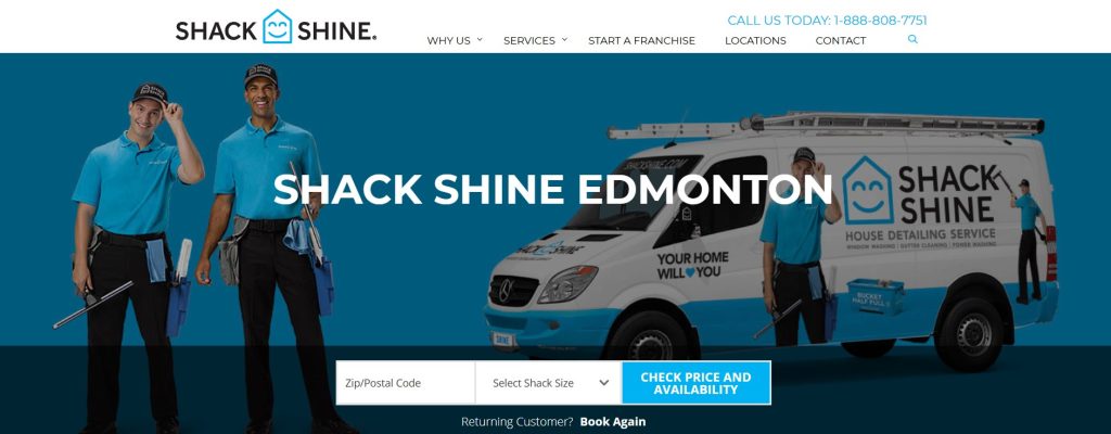SHACK SHINE Website