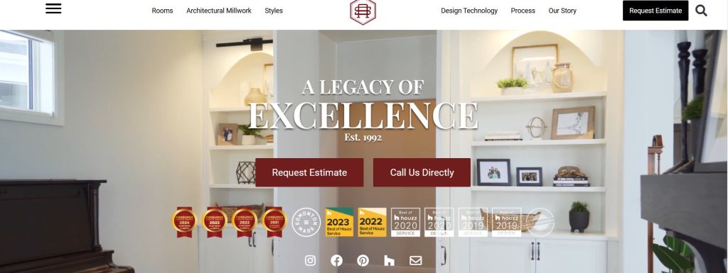 Scott Arthur Millwork & Cabinetry Ltd Website